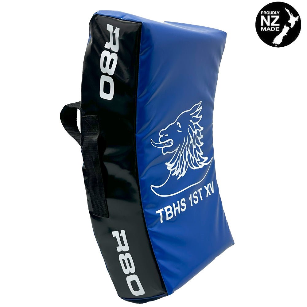 Customised Curved Rugby Hit Shield - BlackNo Printing