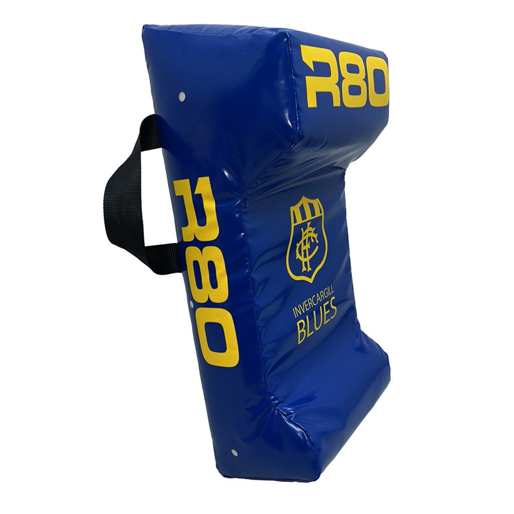 Customised Double Wedge Rugby Hit Shields - BlackNo Printing