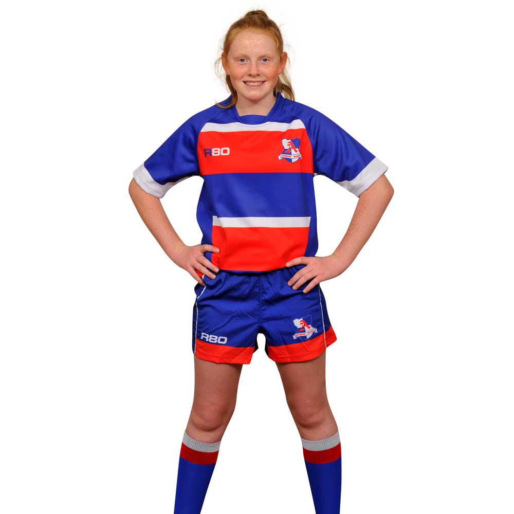 Girls and Women's rugby & League Playing Strips -