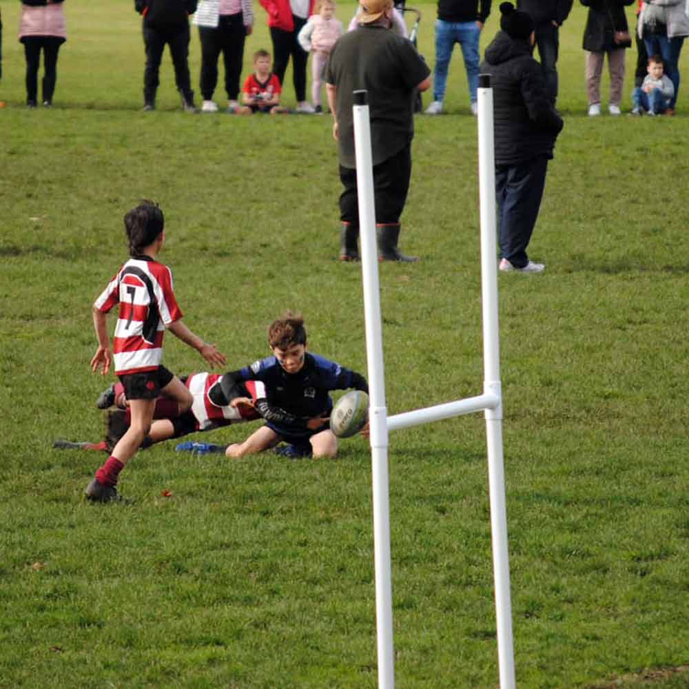 R80 Junior Portable Rugby Goal Posts