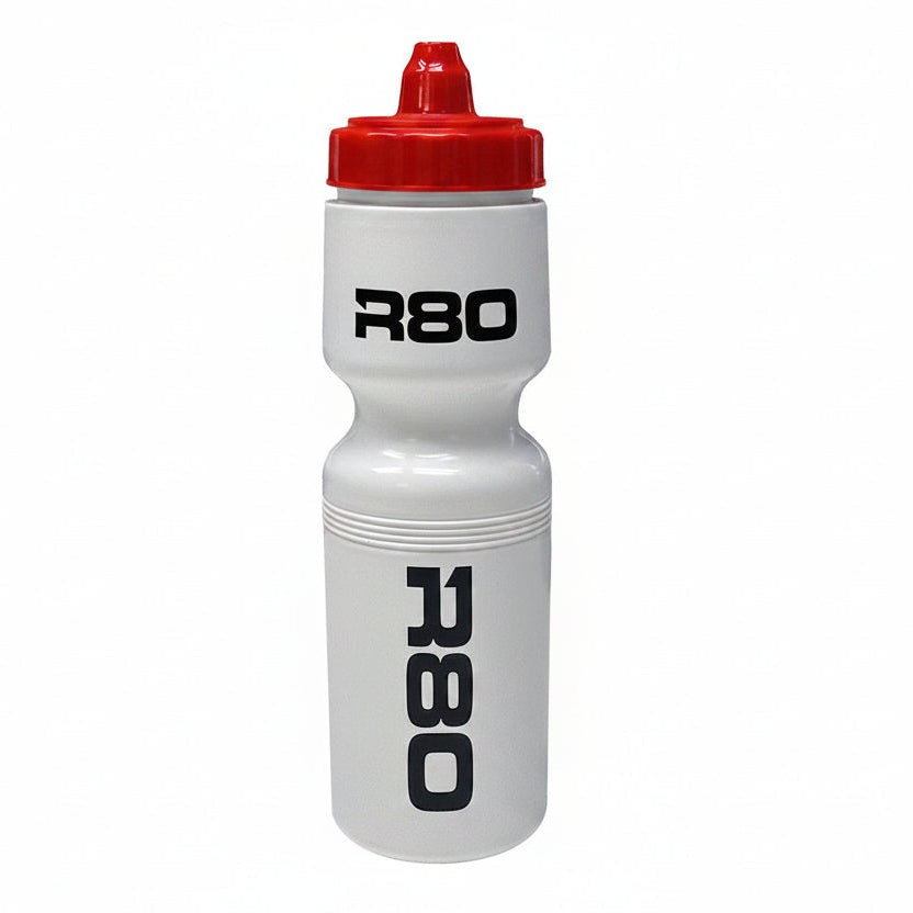 R80 Stock Water Bottles - White Black