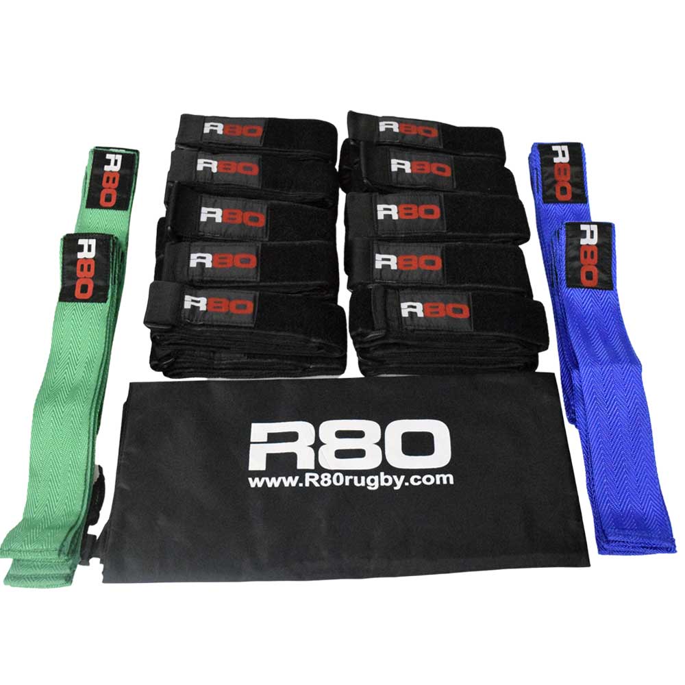 Adult Tag Rugby Sets for 20 Players - R80 Rugby