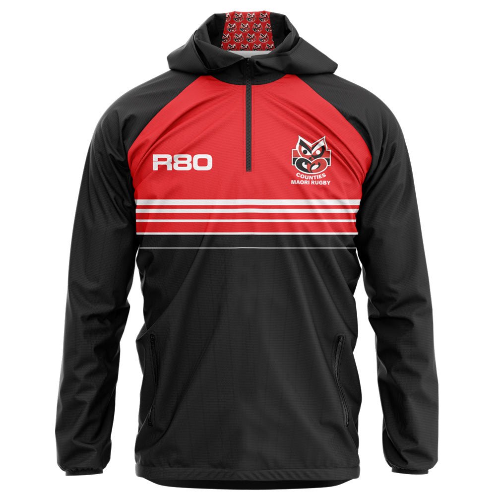Counties Māori Rugby - 1/4 Zip Training Jacket - 4