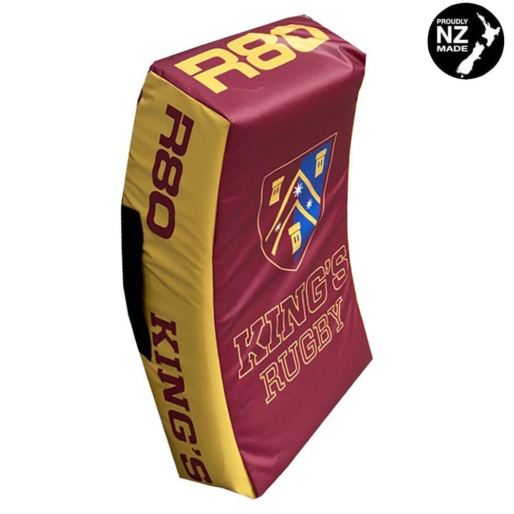 Customised Curved Rugby Hit Shield - BlackNo Printing