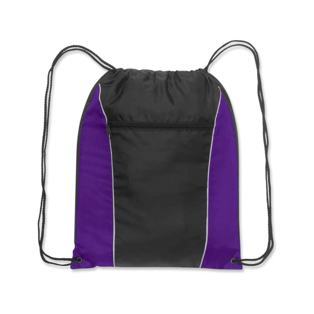 Drawstring Backpack - Purple