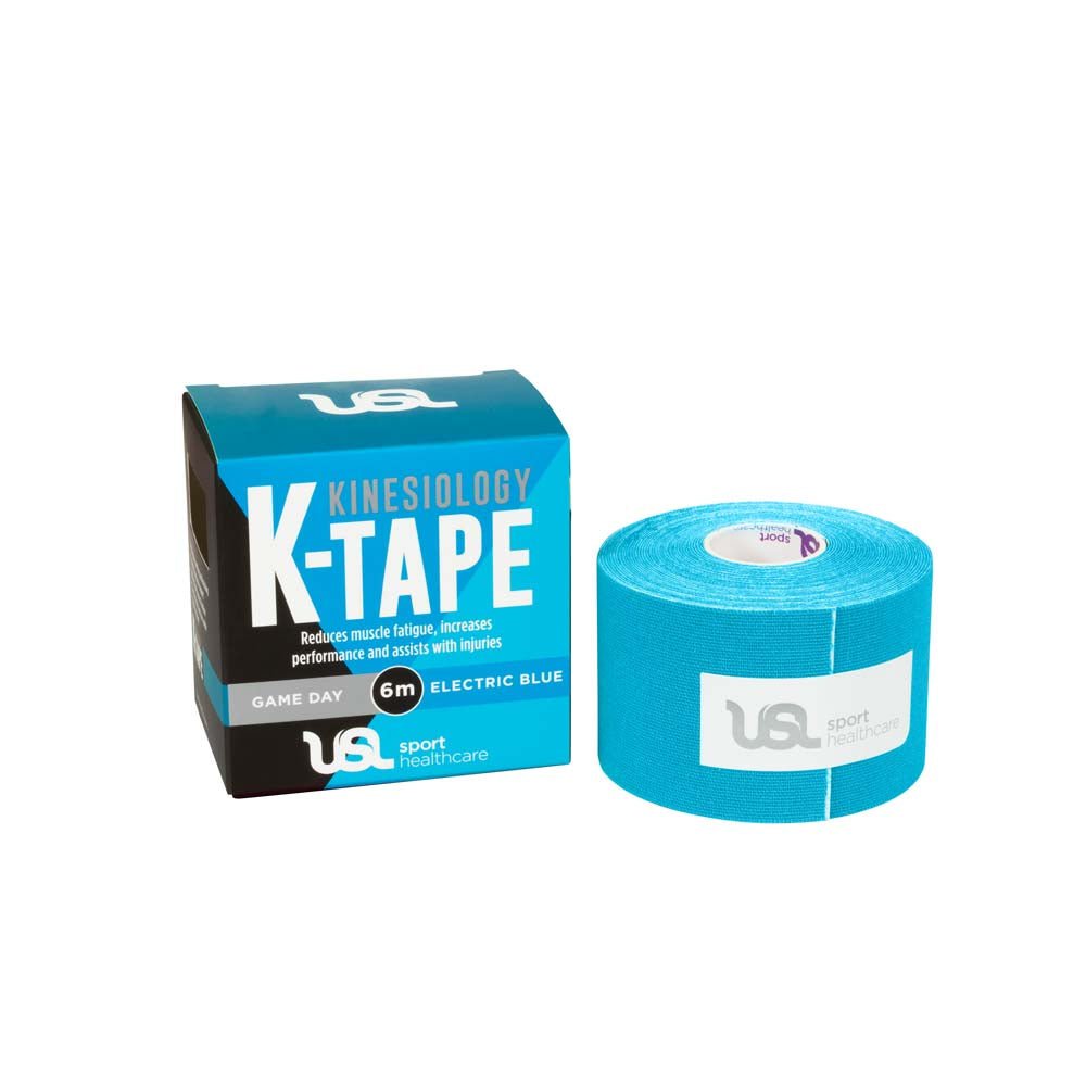 Game Day Kinesiology Tape - 5cm x 6m Roll - Blue