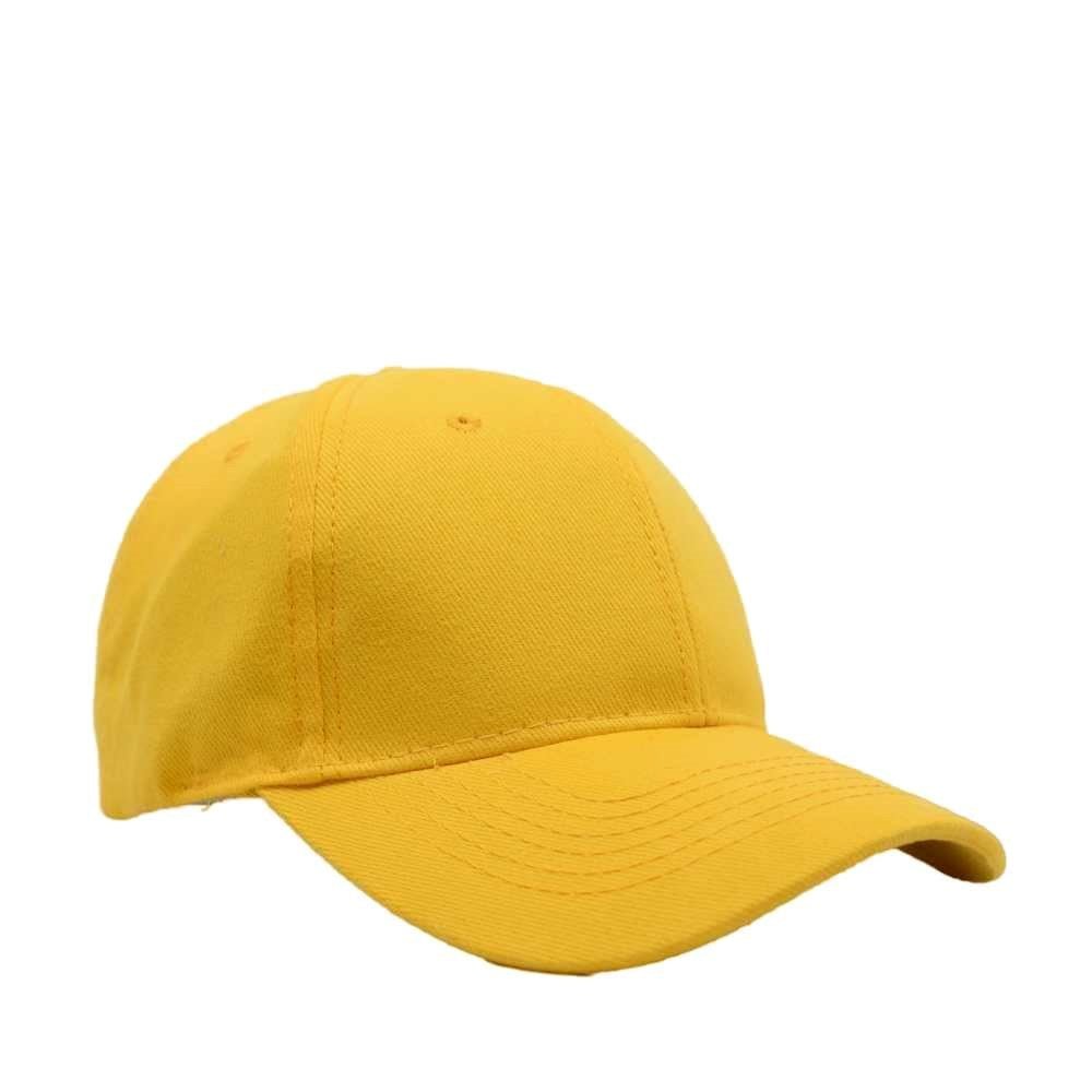 Headwear24 6 Panel Brushed Cotton - Yellow