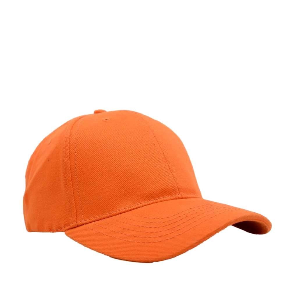 Headwear24 6 Panel Brushed Cotton - Orange