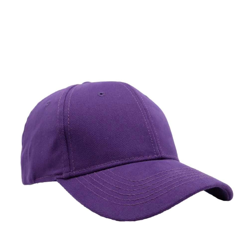 Headwear24 6 Panel Brushed Cotton - Purple