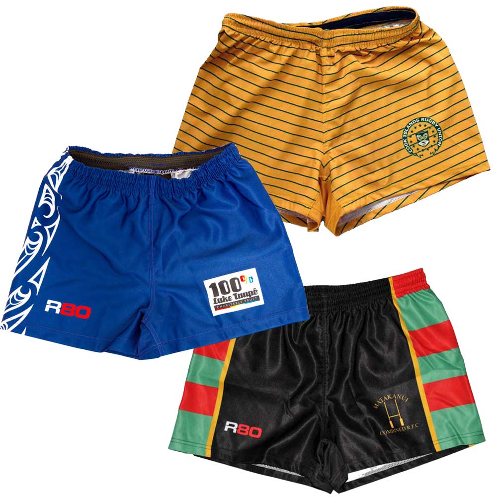 Junior Sublimated Performance Shorts - R80 Rugby