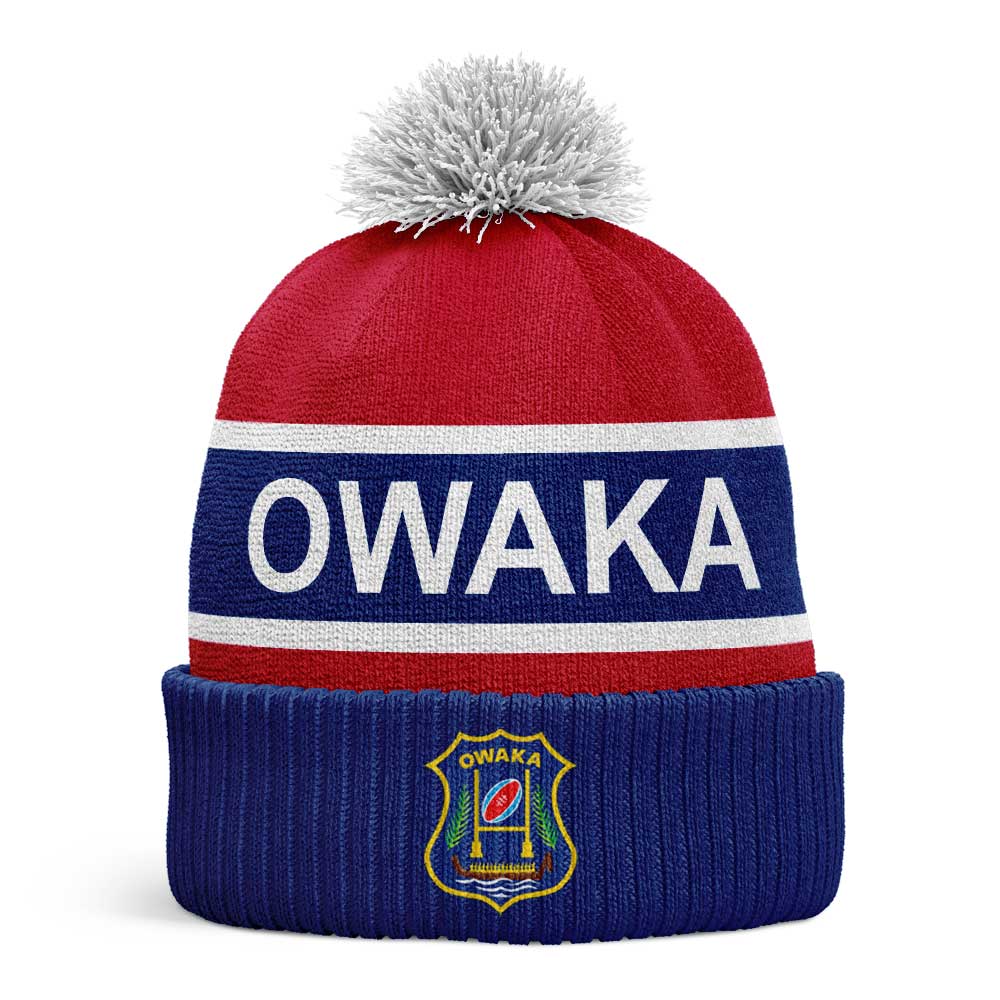 Owaka RFC Pom Pom Beanie -