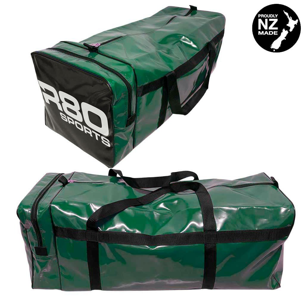 R80 Club Kit Colours Gear Bag Green with End Pocket - BlackMedium