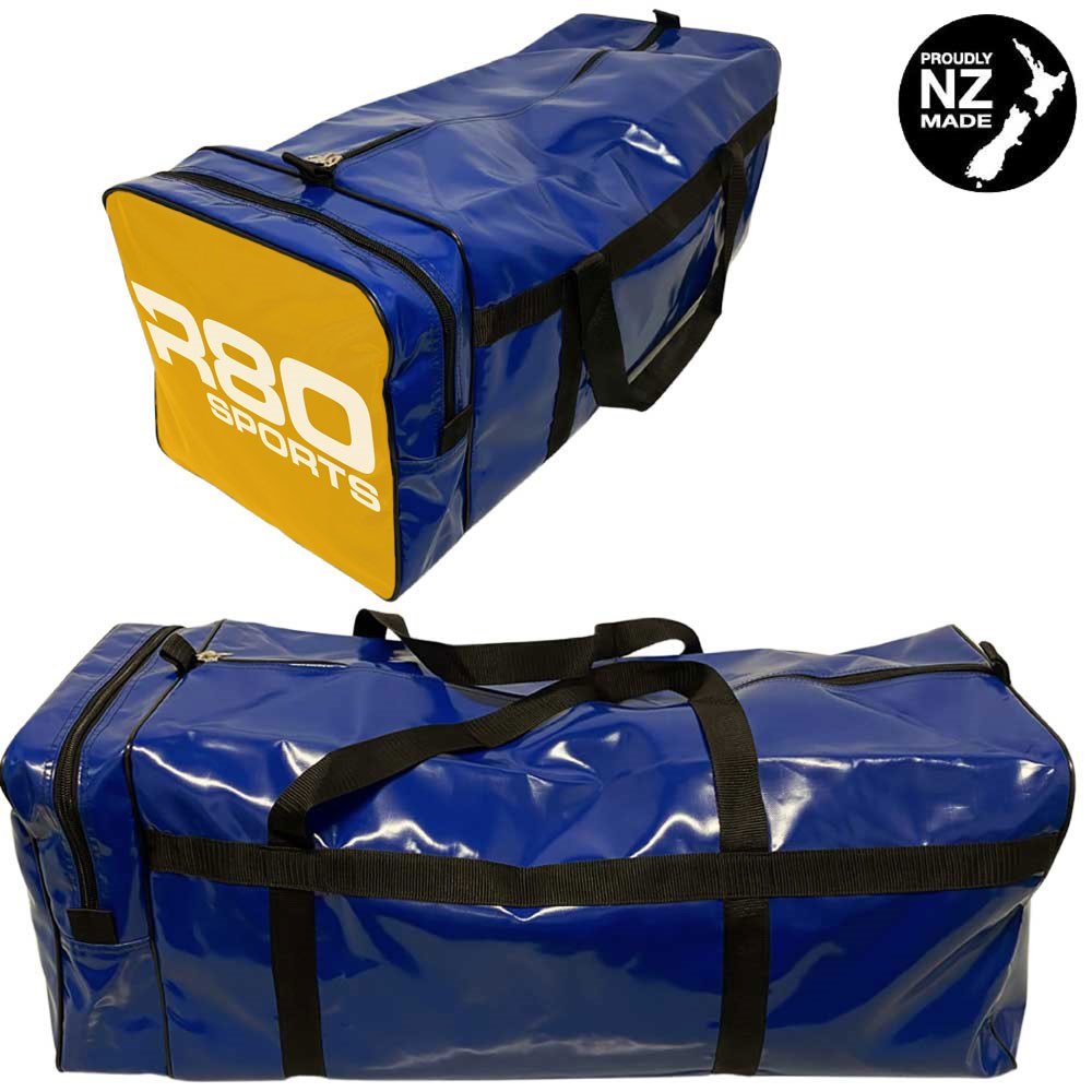 R80 Club Kit Colours Gear Bag Navy Blue with End Pocket - YellowMedium