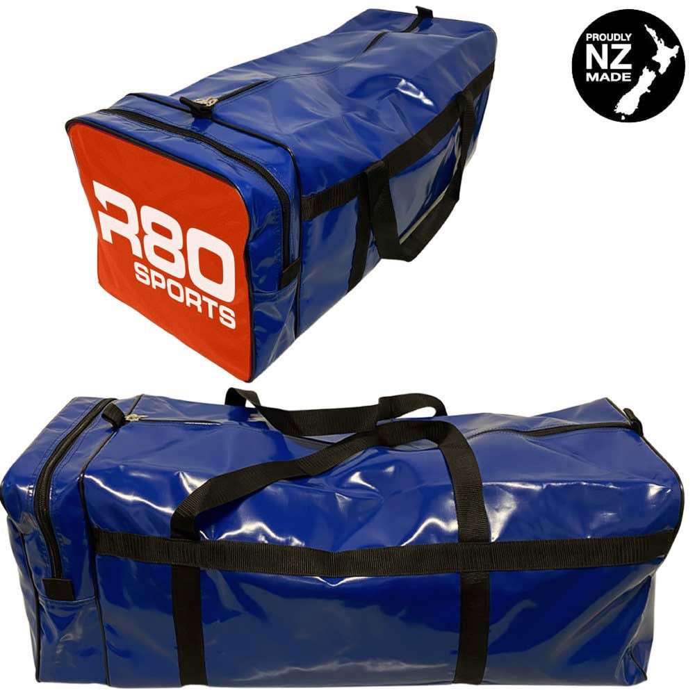 R80 Club Kit Colours Gear Bag Navy Blue with End Pocket - RedMedium
