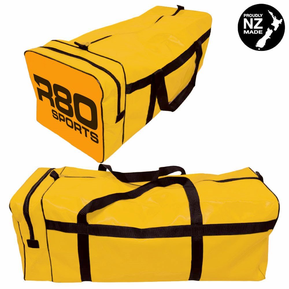 R80 Club Kit Colours Gear Bag Yellow with End Pocket - OrangeMedium