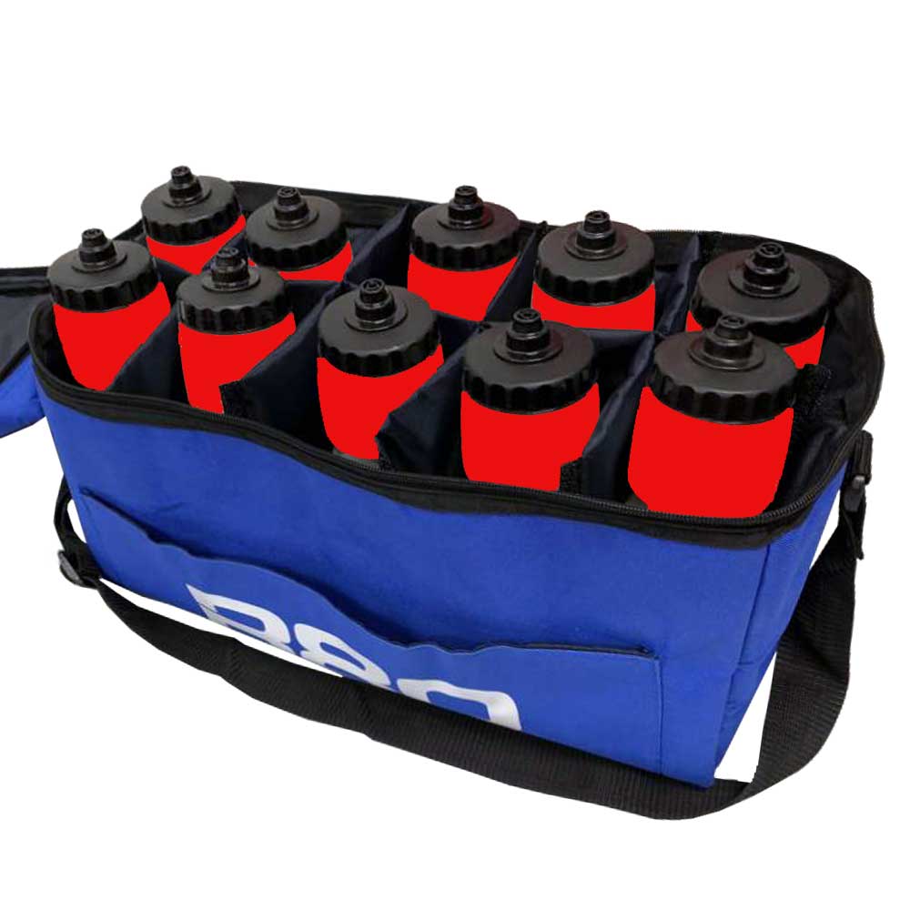 R80 Flexible Cooler Bag with 10 Red / Black Bottles -