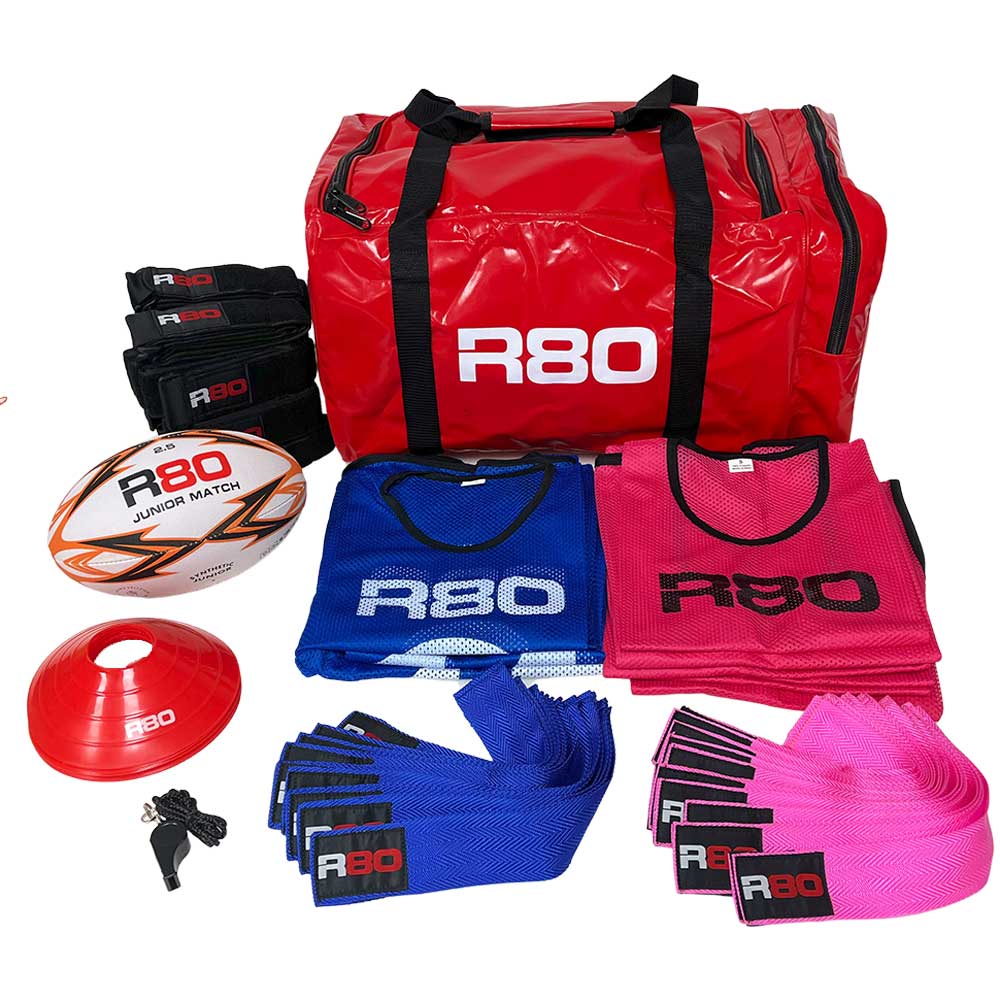 R80 Junior Rippa Game On Team Sets - Blue / PinkJunior 115cm suits 4 to 10 year oldsJunior - 4 to 8 years