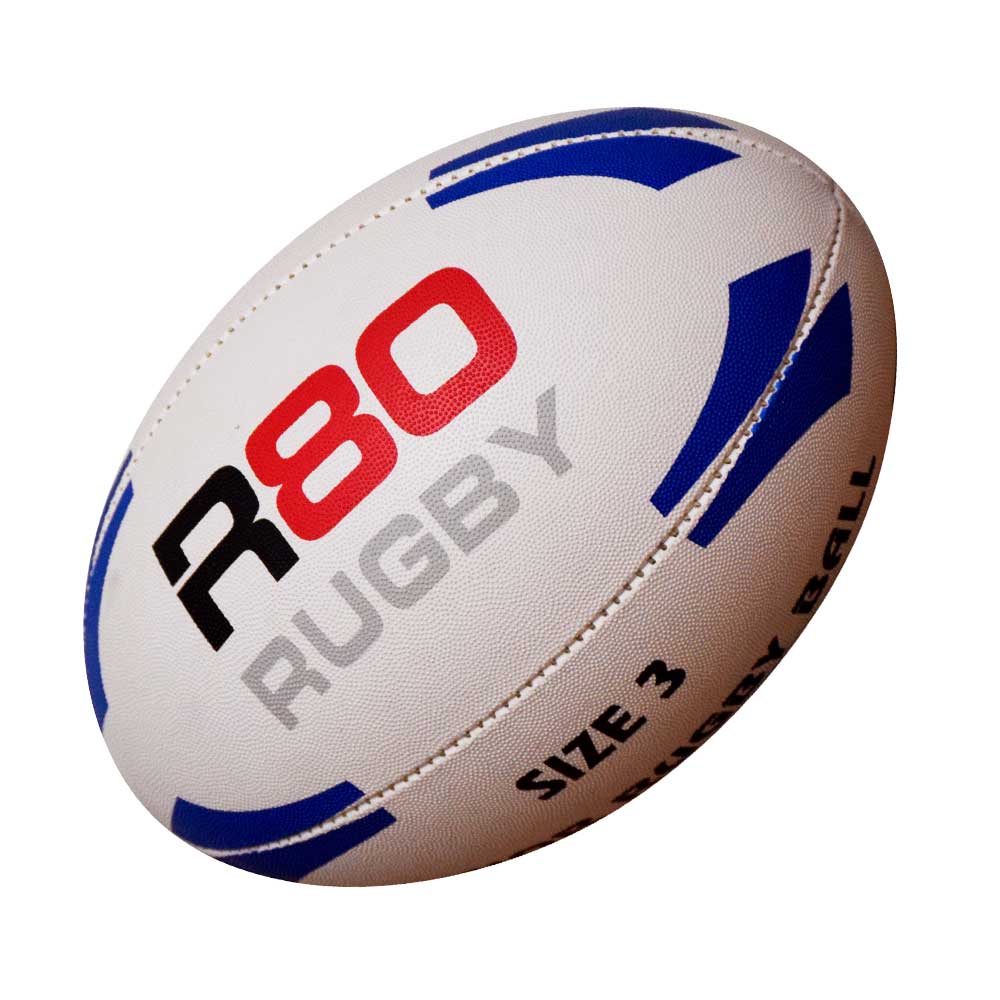 R80 Junior Rugby Balls - 3 Blue