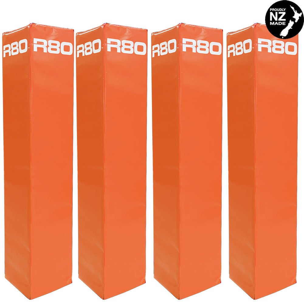 R80 Rugby Goal Post Protector Pads - JuniorOrange