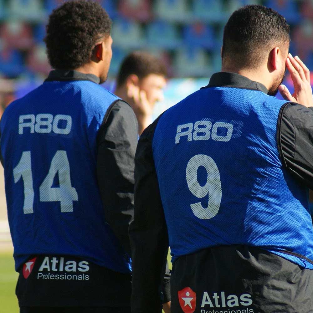 1 - 25 Numbered Training Bib Sets - SmallYellow