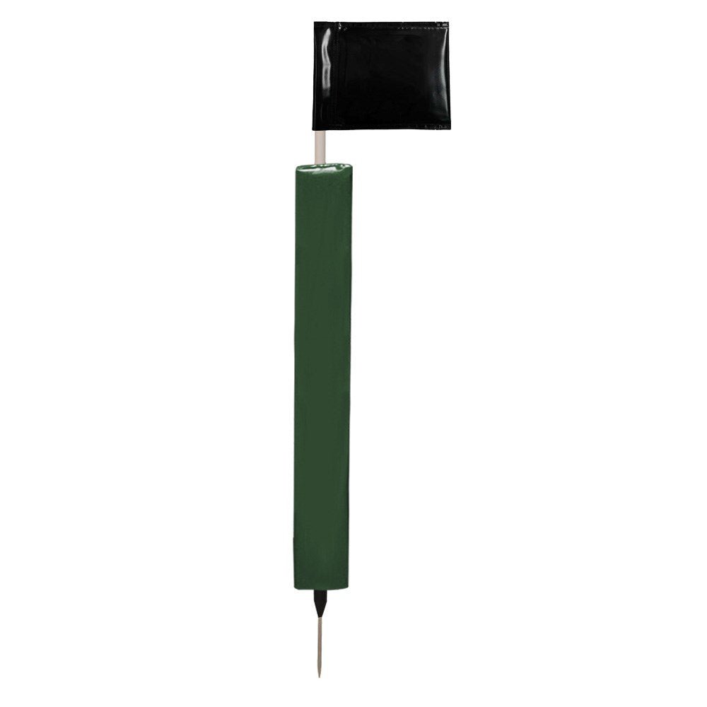 Sideline Pole with Club Colour Flags and Protectors - R80 Rugby
