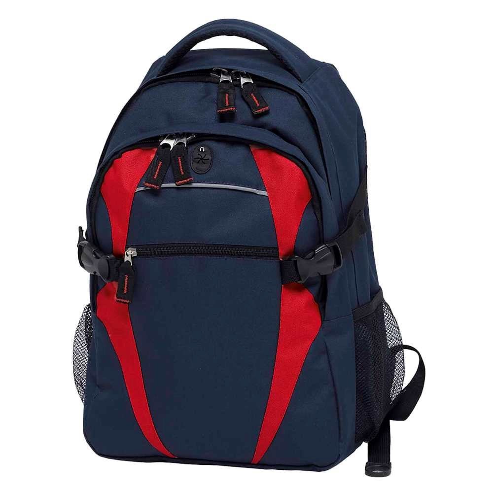 Spliced Zenith Backpack - Navy/Red