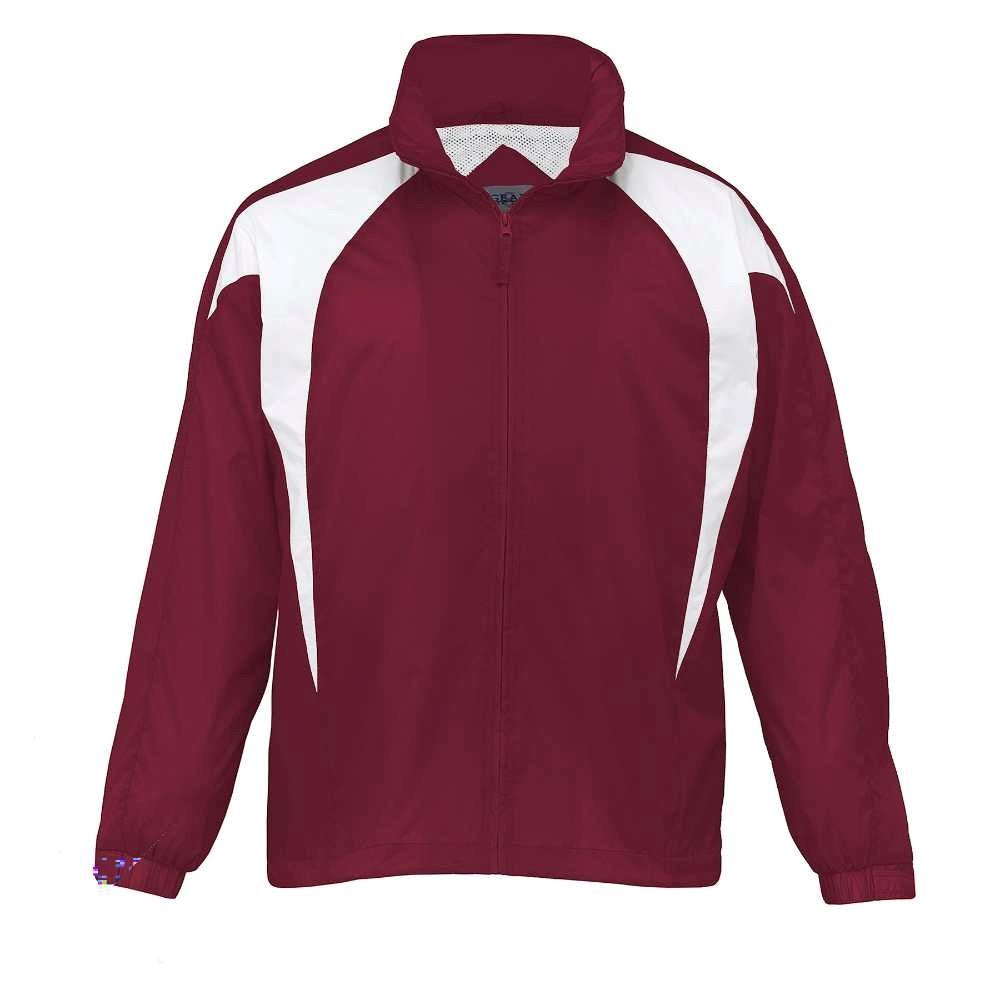 Spliced Zenith Jacket - Maroon/WhiteS