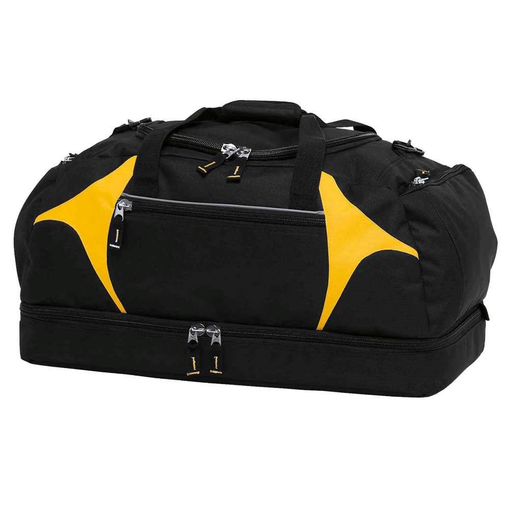Spliced Zenith Sports Bag - Black/Gold