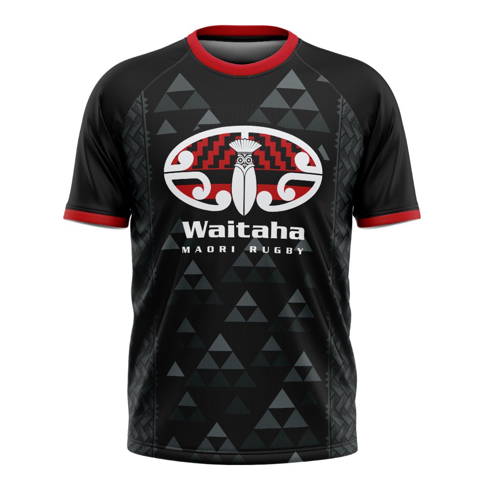 Waitaha Māori Rugby Sublimated T - Shirt - 4