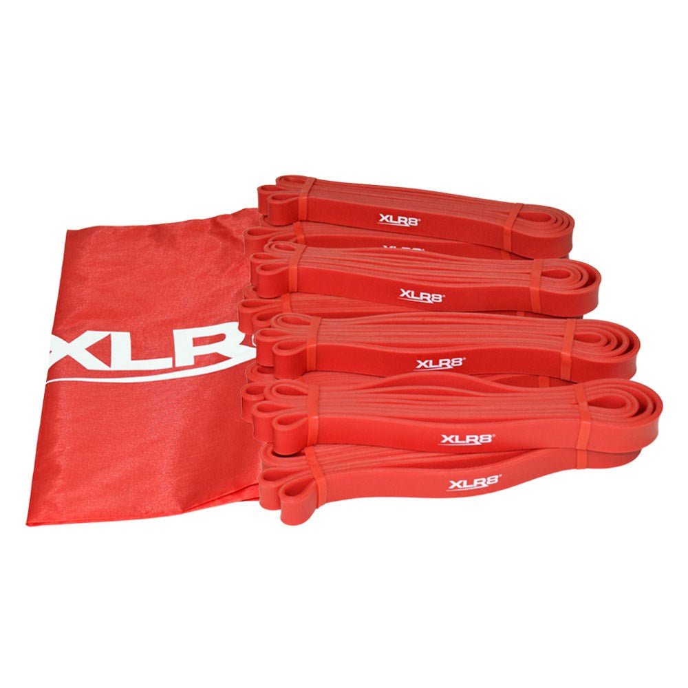 XLR8 Red Strength Band 6 Pack -