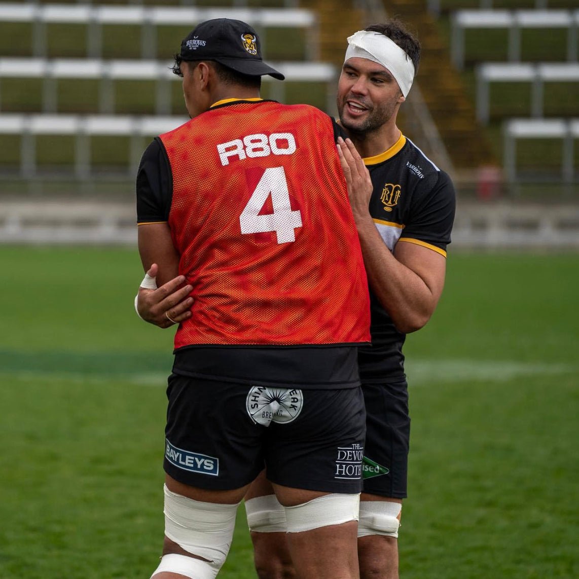 1 - 15 Numbered Training Bib Sets - SmallRed