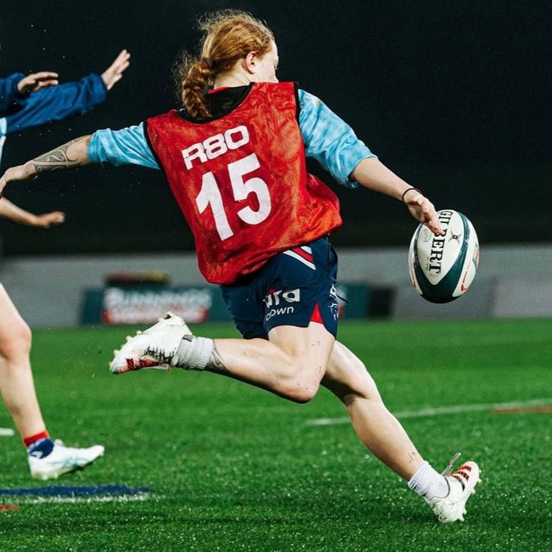 1 - 15 Numbered Training Bib Sets - SmallRed