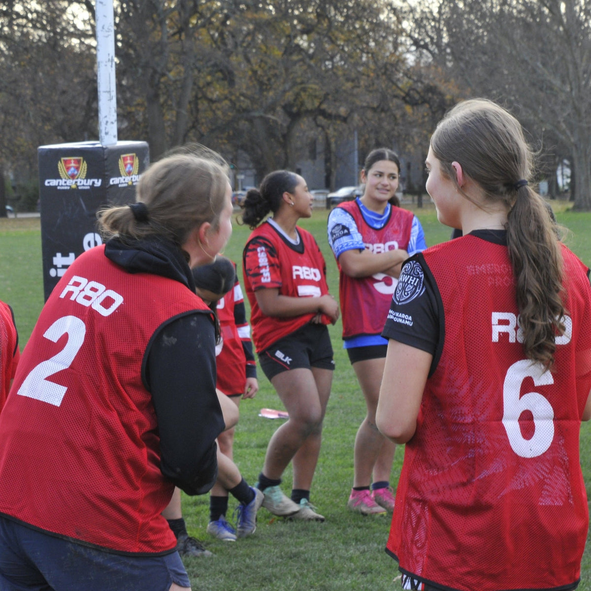 1 - 15 Numbered Training Bib Sets - SmallRed