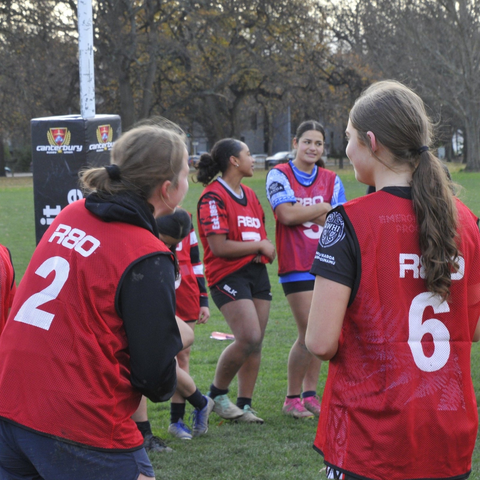 1 - 15 Numbered Training Bib Sets - SmallRed