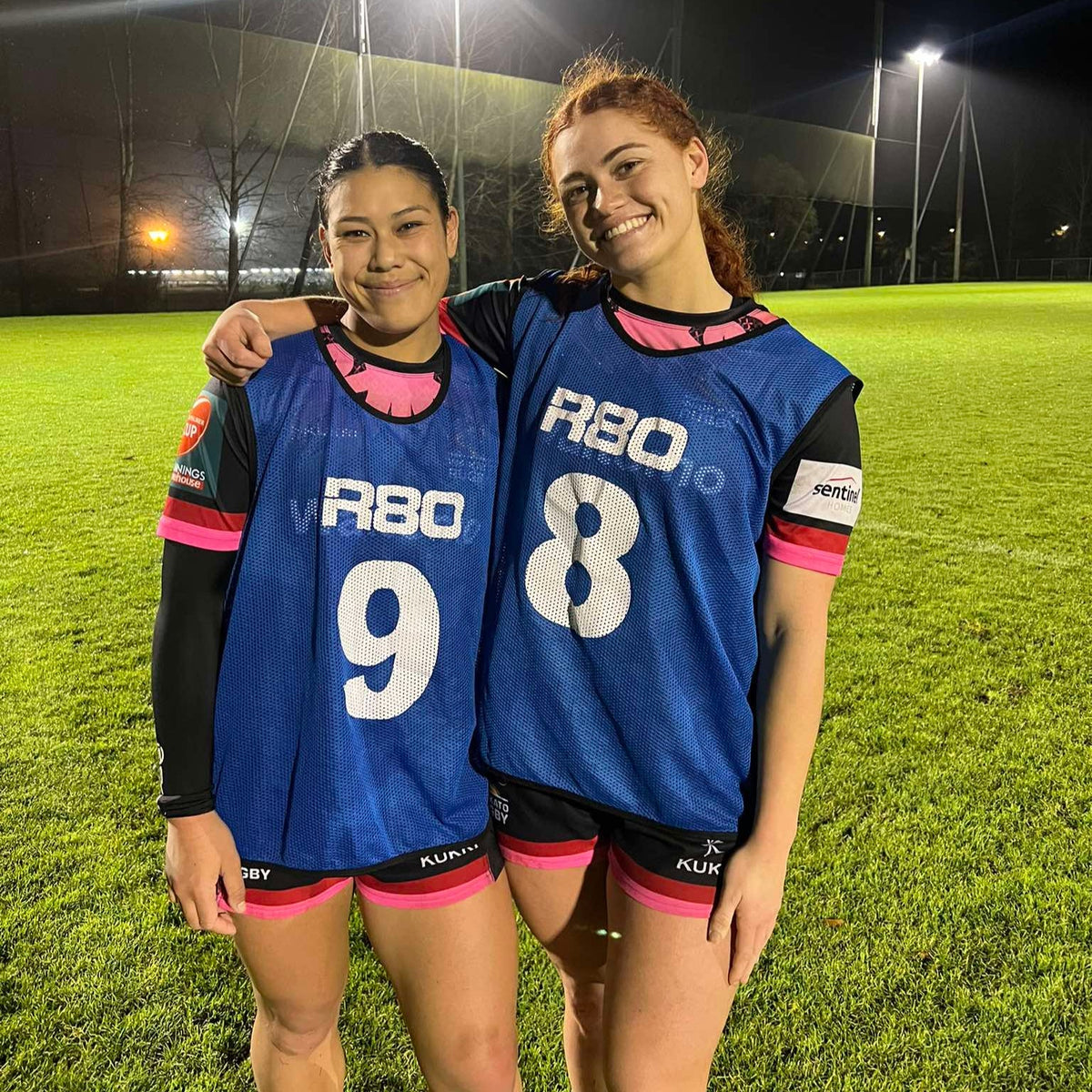 1 - 15 Numbered Training Bib Sets - SmallRed