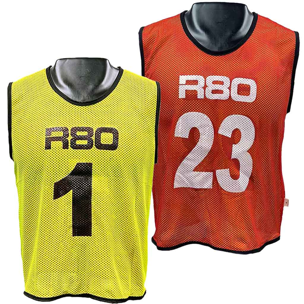 1 - 23 Numbered Pro Reversible Training Bib Set - Small
