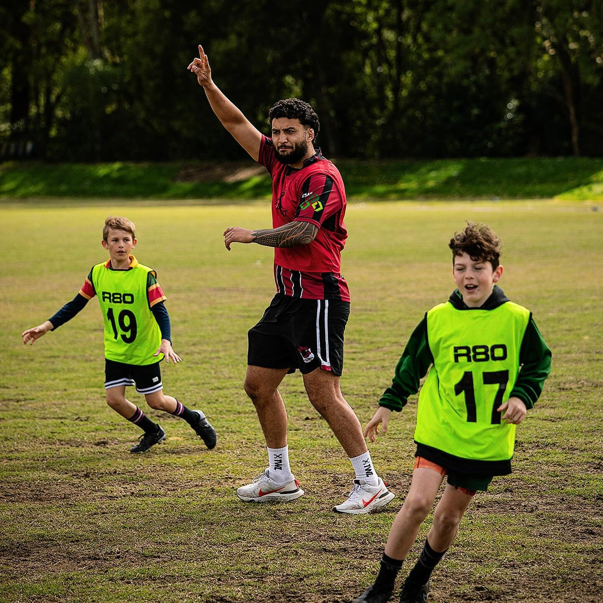 1 - 23 Numbered Pro Reversible Training Bib Set - Small