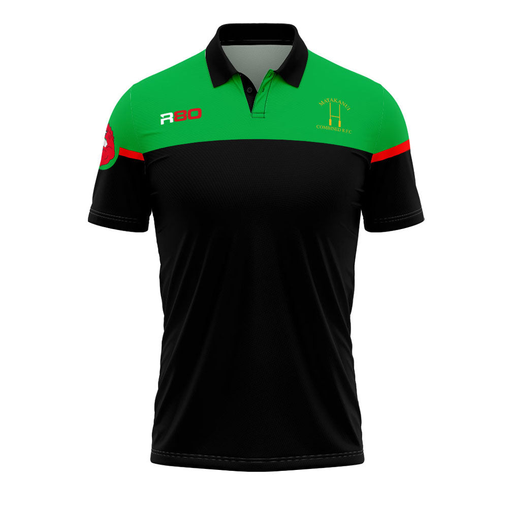 Matakanui Rugby Club - Sublimated Polo Shirt