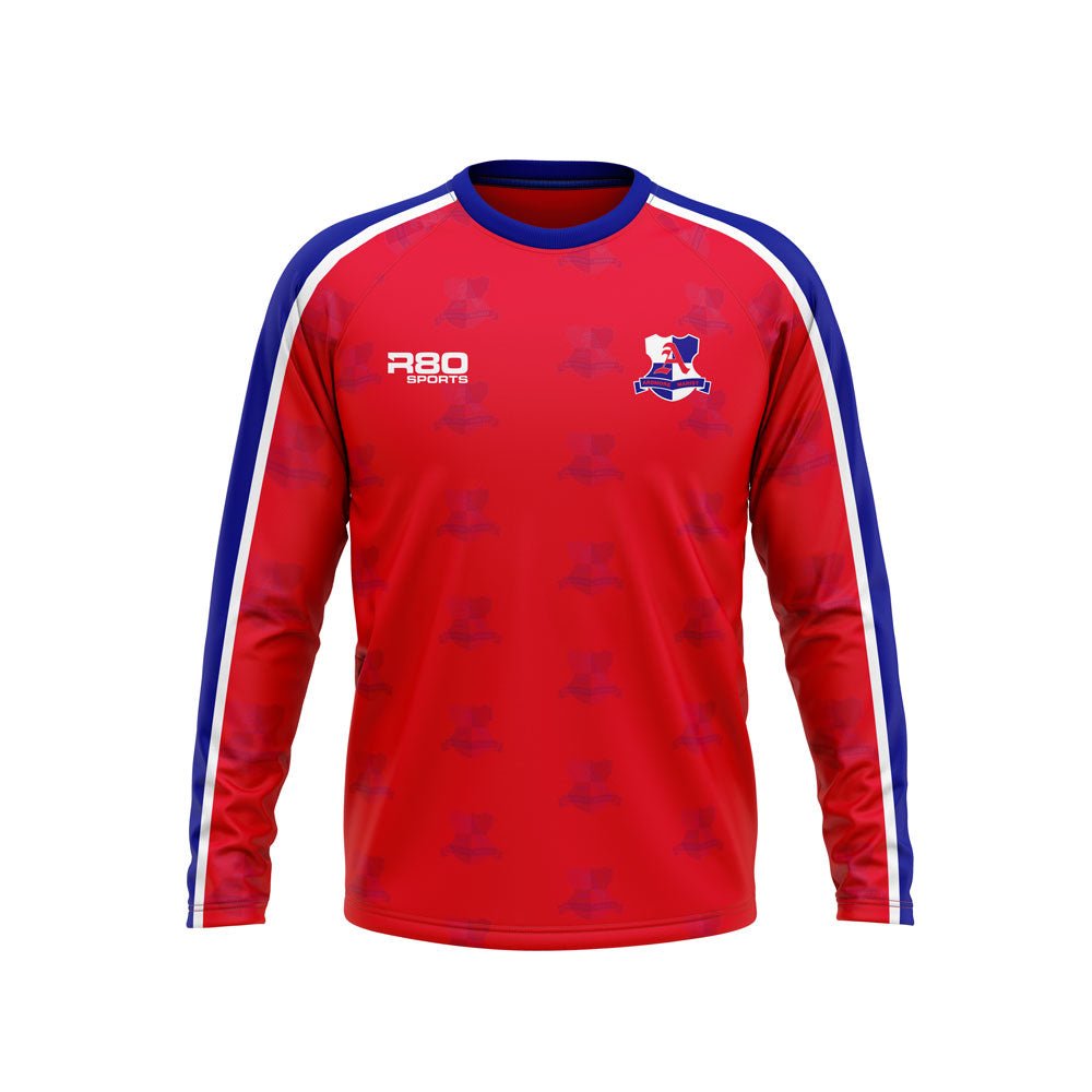Ardmore Marist Junior Long Sleeve T-Shirt - Red - R80 Rugby
