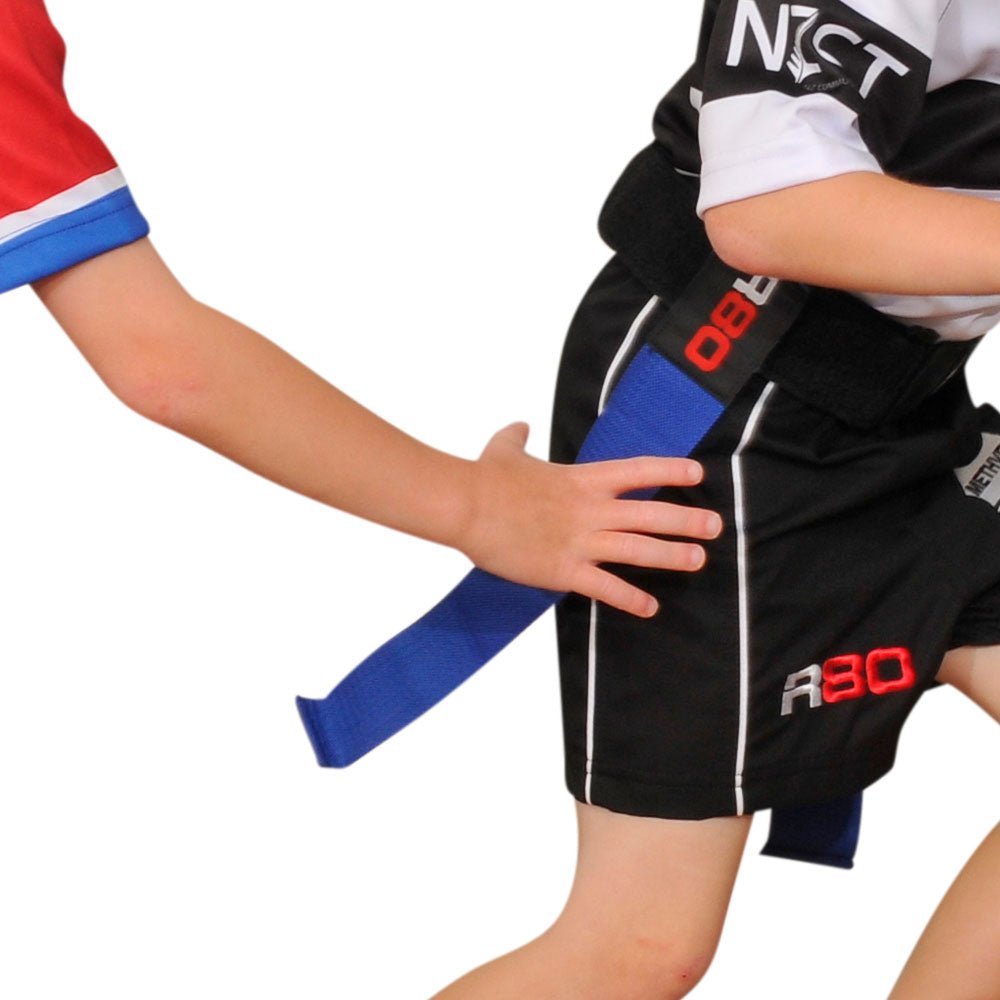 Back Yard Rippa Footy Pack - Kids - 115cm belts suits age 3 - 10 / Junior Rugby Ball