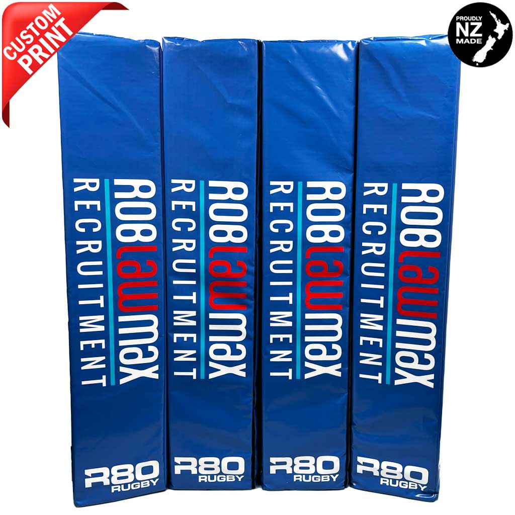 Corporate Branded Rugby Goal Post Pads - R80 Rugby