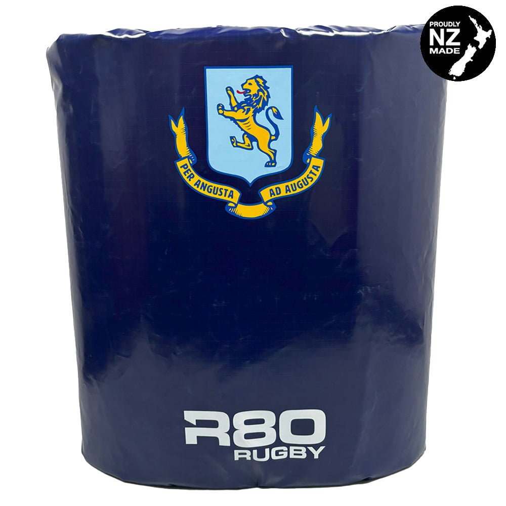 Custom Branded Rugby High Ball Catch Pads - Navy Blue