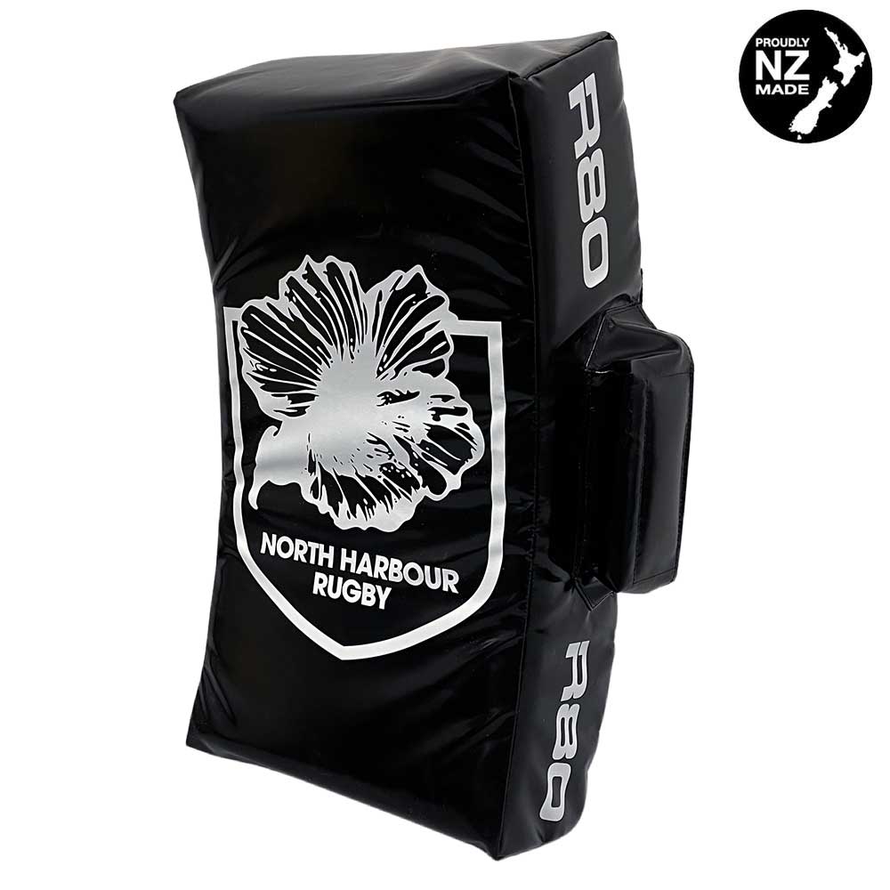 Customised Pro Curved Rugby Hit Shield - BlackNo