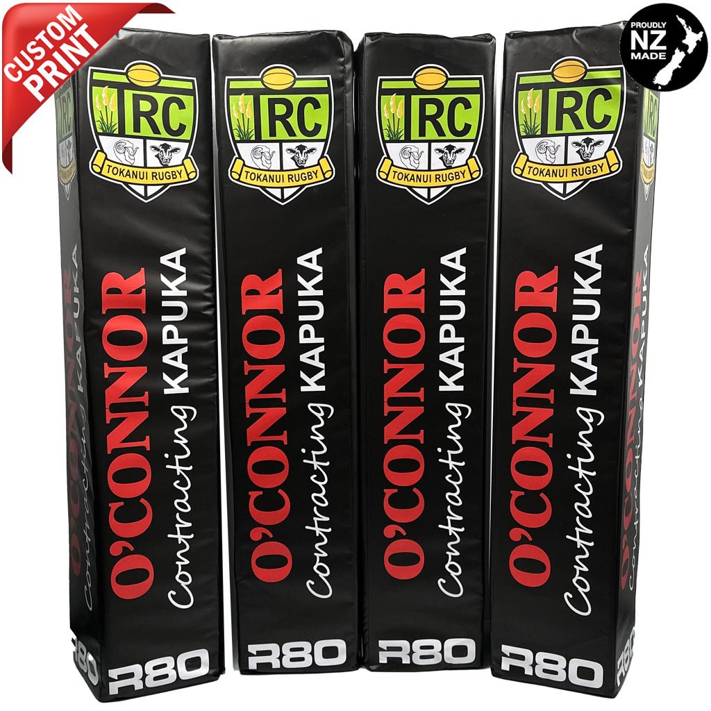 Digitally Printed Rugby Goal Post Protector Pads - 