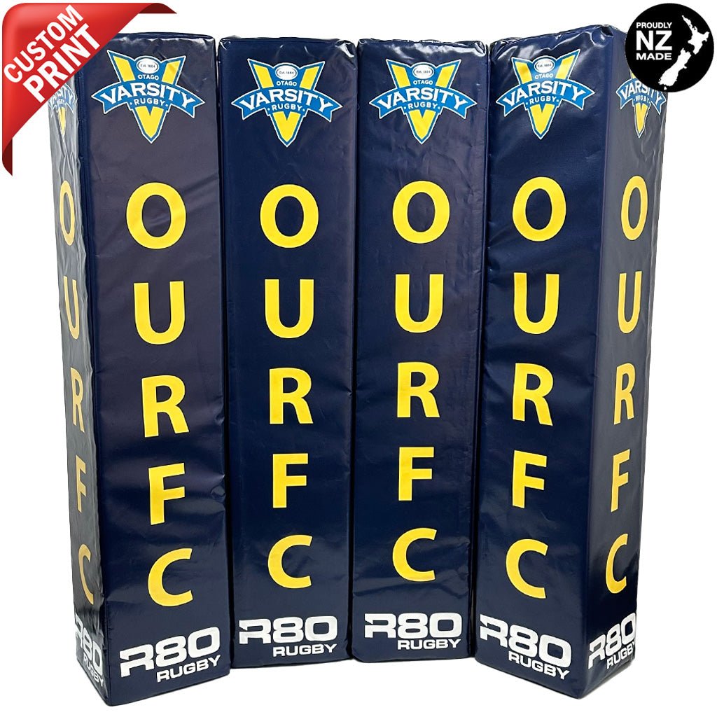 Digitally Printed Rugby Goal Post Protector Pads - 