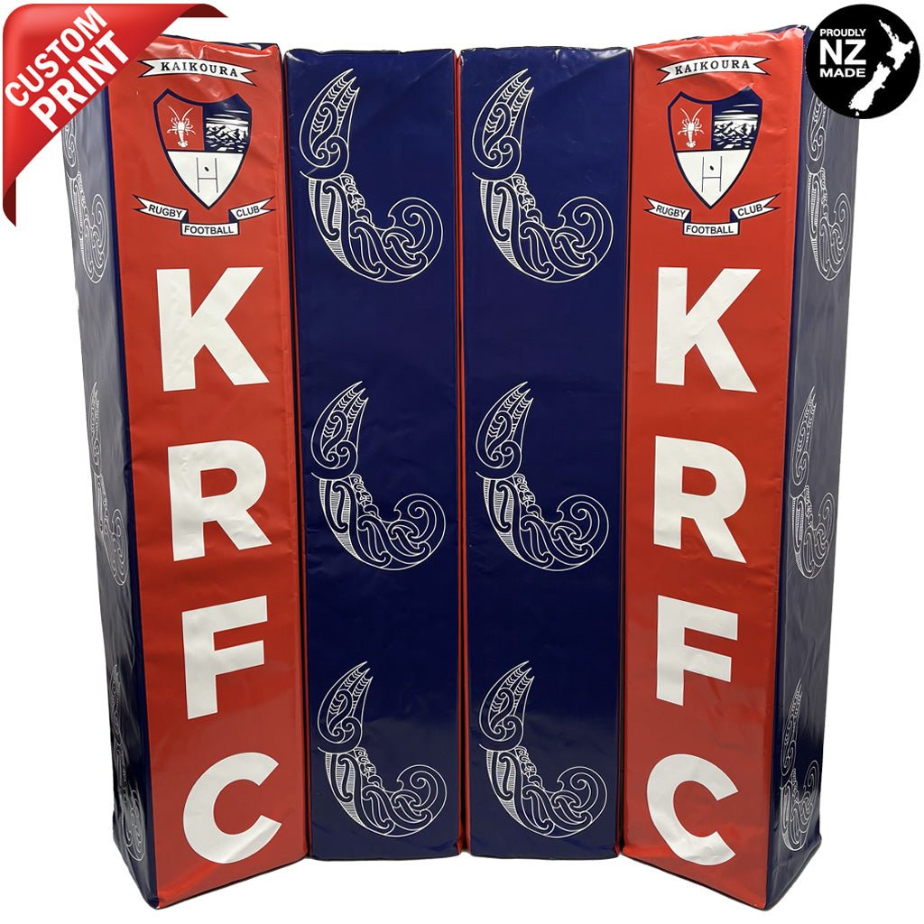Digitally Printed Rugby Goal Post Protector Pads - 