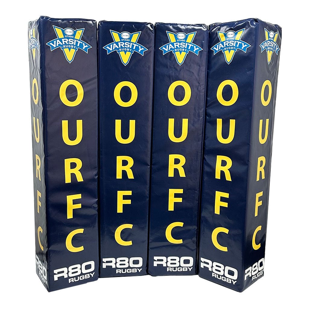 Digitally Printed Rugby Goal Post Protector Pads - R80 Rugby