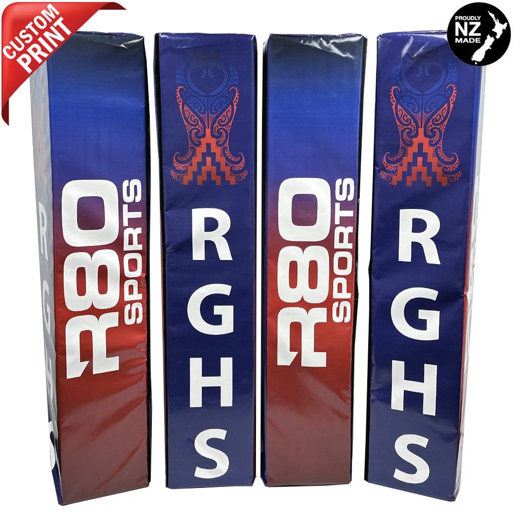 Digitally Printed Rugby Goal Post Protector Pads - 