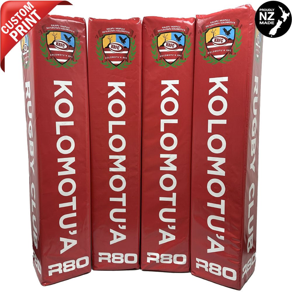 Digitally Printed Rugby Goal Post Protector Pads - 