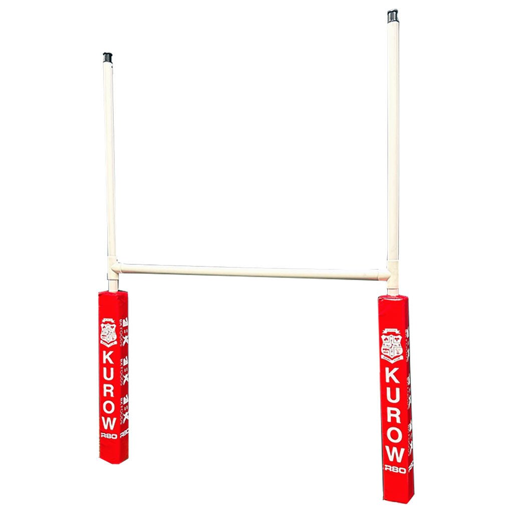 Junior Premier Portable Goal Posts with Pads - R80 Rugby